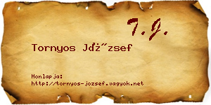 Tornyos József névjegykártya